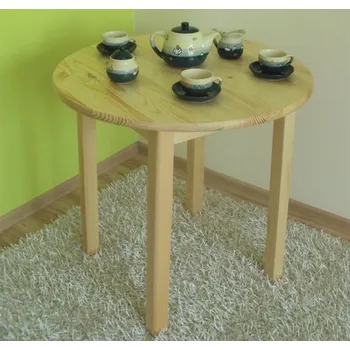 Maxi-Drew Jídelní stůl kruhový 60cm z masivu borovice (Barva dřeva: Borovice)