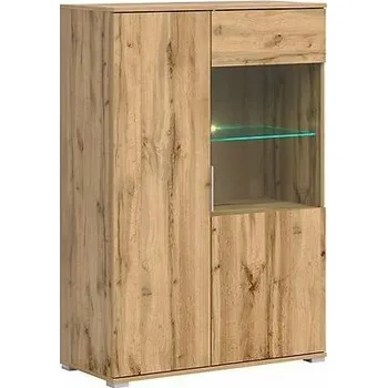 Knihovna Brwcz ZELE REG1W1D/90 dub wotan