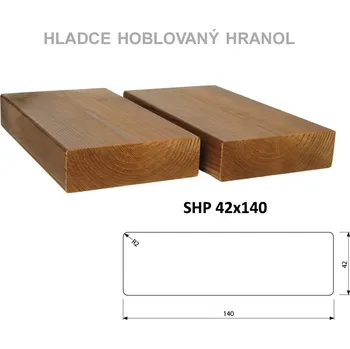 Terasové prkno Prkno THERMOWOOD SHP 42x140, délka 3000mm (TW-PRO)