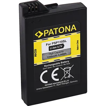 Elektronika Aku Sony PSP 2000/PSP 3000/PSP 3004 1200mAh Li-lon 3,7V PSP-S110