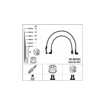 Zapalovací kabel Sada kabelů pro zapalování NGK RC-EH1201