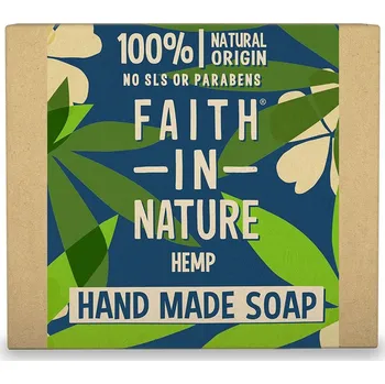 Mýdlo Faith in Nature Hemp tuhé mýdlo s citronovou trávou a konopím 100 g