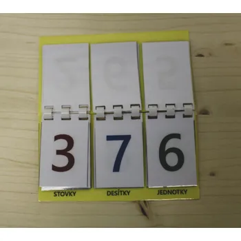 Přírodní věda OSKOLA.cz Knížečka počítadlo čísla 1-999