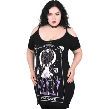 Dámské tričko tričko dámské - Coven Distress - KILLSTAR - KSRA003803 - XL