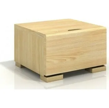 Noční stolek Visby Noční stolek Hessler, borovice masiv (Barva dřeva: Palisandr)