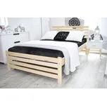 Maxi-Drew Postel z masivu Brita 160x200 borovice + rošt, borovice