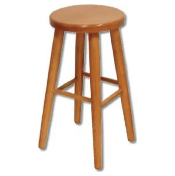 Stolička Drewmax Barová stolička KT242 masiv (Barva dřeva: Gray)