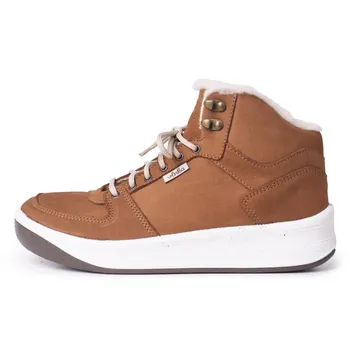 Pánská zimní obuv Moleda Vlnka huňaté prestižky vysoké hnědá