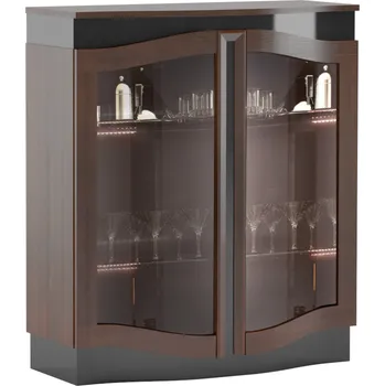 Obývací stěna Vitrína Diuna nízká 2DS s osvětlením