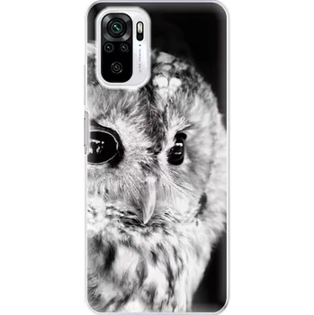 Pouzdro na mobilní telefon Silikonové pouzdro iSaprio - Xiaomi Redmi Note 10 / Xiaomi Redmi Note 10S - BW Owl (Odolný silikonový kryt, obal, pouzdro iSaprio - Xiaomi Redmi Note 10 / Xiaomi Redmi Note 10S - BW Owl - skvělá ochrana a pružnost, stylový UV potisk, lehkost, tiskne se v)