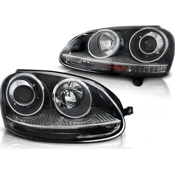 Přední světlomet Tuning Tec Přední světla VW GOLF 5 10.03-09 GTI ČERNÉ