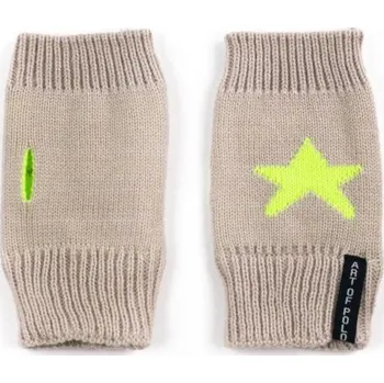 Rukavice ArtOfPolo krátké rukavice bez prstů Star Hnědé Artofpolo FArk13419ss05