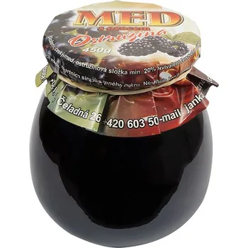 JANKAR PROFI Med s ovocem 400 g ostružinový