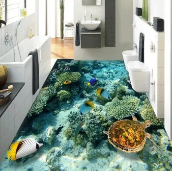 Fototapeta Solution Media 3D tapeta na podlahu - podmořský svět MU590