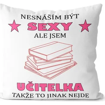 Dekorativní polštářek Polštář Sexy učitelka