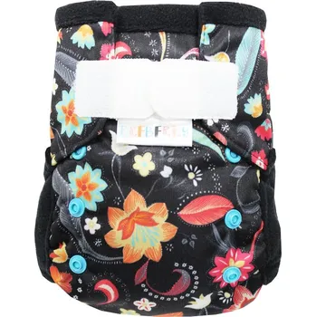 Plenkové kalhoty Breberky Kapsová plenka (S) - Noční květy SZ