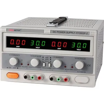 PEAKMETER LABORATORNÍ ZDROJ HY3003F-2 2x0-30V/0-3A