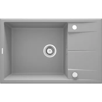 Granitový dřez Granitový dřez Deante ERIDAN ZQE S11B světle šedá