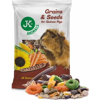 Krmivo pro hlodavce JK ANIMALS, zrniny a semínka, 1 kg, kompletní krmivo pro morčata