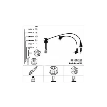 Zapalovací kabel Sada kabelů pro zapalování NGK RC-ET1228