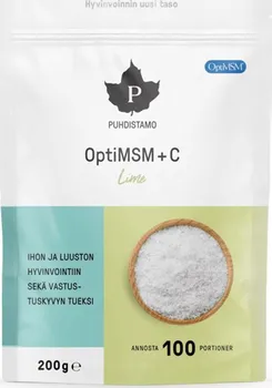 Kloubní výživa Puhdistamo OptiMSM + C lime 200 g