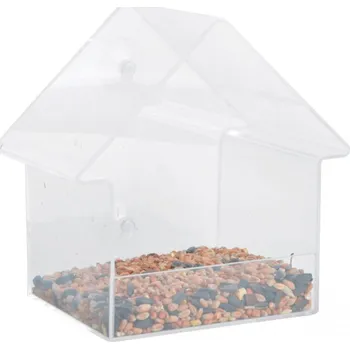 Krmítko pro ptáka Krmítko pro ptáky na okno akrylát