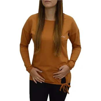 Dámská halenka Halenka Ardewo skořicová s mašlí Velikosti Ardewo: S