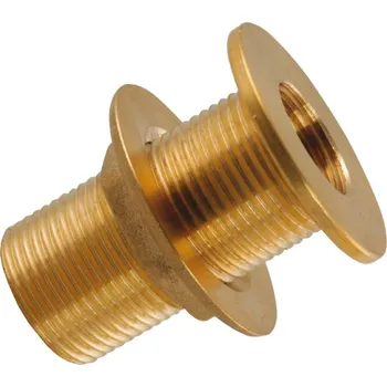 Fitinka průchodka mosazná k nádrži 3/4"M x 1/2"F