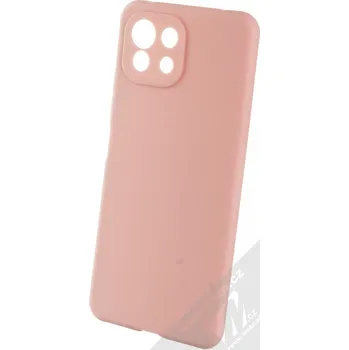 Pouzdro na mobilní telefon 1Mcz Matt Skinny TPU ochranný silikonový kryt pro Xiaomi Mi 11 Lite, Mi 11 Lite 5G světle růžová (powder pink)
