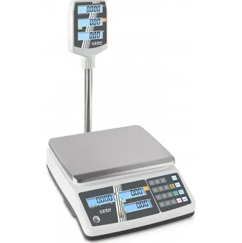 Obchodní váha Obchodní počítací váha Kern RPB 15K2DHM, dvourozsahová do 15 kg, s možností úředního ověření