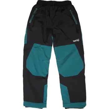 Chlapecké kalhoty Chlapecké zelené zateplené šusťákové kalhoty WOLF B2172 Velikost: 98