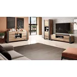 Nábytek do obývacího pokoje Empire I, barva: wotan / antracyt MIRJAN 5903211072253