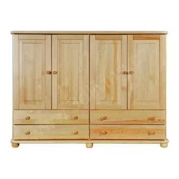 Komoda Drewmax Komoda KD157 masiv (Barva dřeva: Borovice)