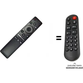 Dálkový ovladač Samsung QE65Q77TC náhradní dálkový ovladač pro seniory.