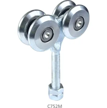 Vozík pro závěsný systém, 4 kolečka, do 220kg, uzavřená ložiska, pro profil C920M