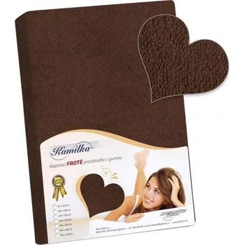 Prostěradlo Bellatex Prostěradlo froté 100x200 cm hnědá