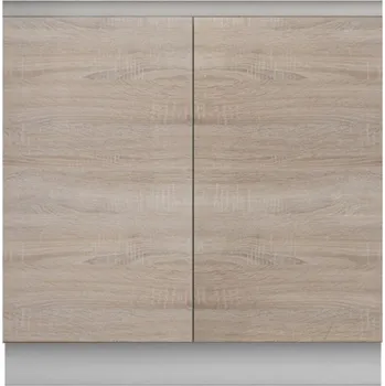 Kuchyňská skříňka Tempo Kondela Dolní skříňka D 80, dub sonoma/bílá, LINE