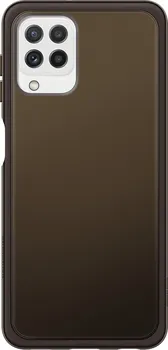 Pouzdro na mobilní telefon Samsung poloprůhledné zadní pro A22 LTE černé