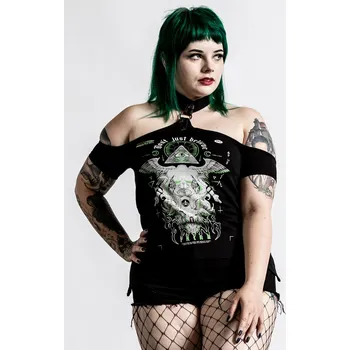 tričko dámské - Illuminated Choker - KILLSTAR - KSRA004313 - XL