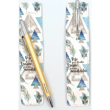 Nekupto Dárková propiska Pírka Buď jedinečná