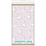 Unique - Ubrus s labutěmi - Swan Birthday -