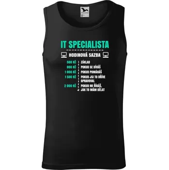 Pánské tílko Pánské tílko Malfini Core Hodinová sazba - IT specialista