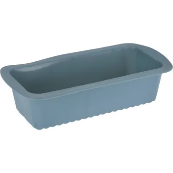Plech na pečení EH Excellent Houseware Silikonová forma na pečení, 27 x 14 x 7 cm, modrá barva