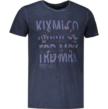 Pánské tričko Pánské triko KIXMI LEXIN TMAVĚ MODRÁ S