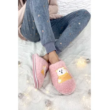 Dámské pantofle Prety Papuče Medvídci W-0000-5PI Velikost: 38-39