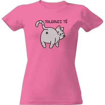 Dámské tričko Tričko s potiskem Toleruji tě dámské