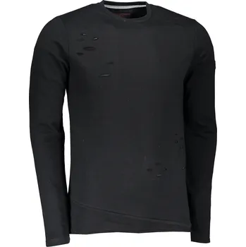 Pánská mikina Pánská mikina KIXMI KARMELO ČERNÁ S