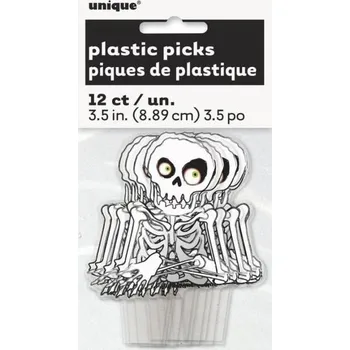 Party dekorace Unique U63455 Kostra Halloween 12 ks