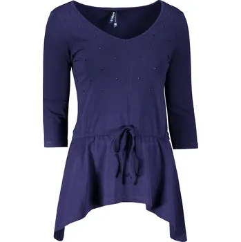 Dámské tričko Dámské triko KIXMI KAYLIE TMAVĚ MODRÁ S