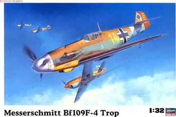 Plastikový model Hasegawa Messerschmitt Bf109F-4 Trop 1:32